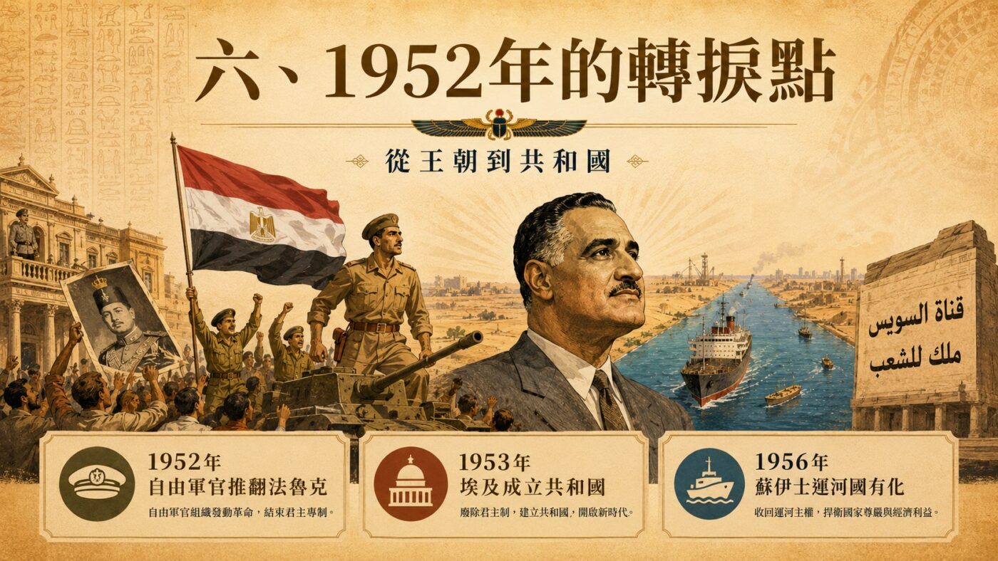 六、埃及歷史故事：1952年的轉捩點