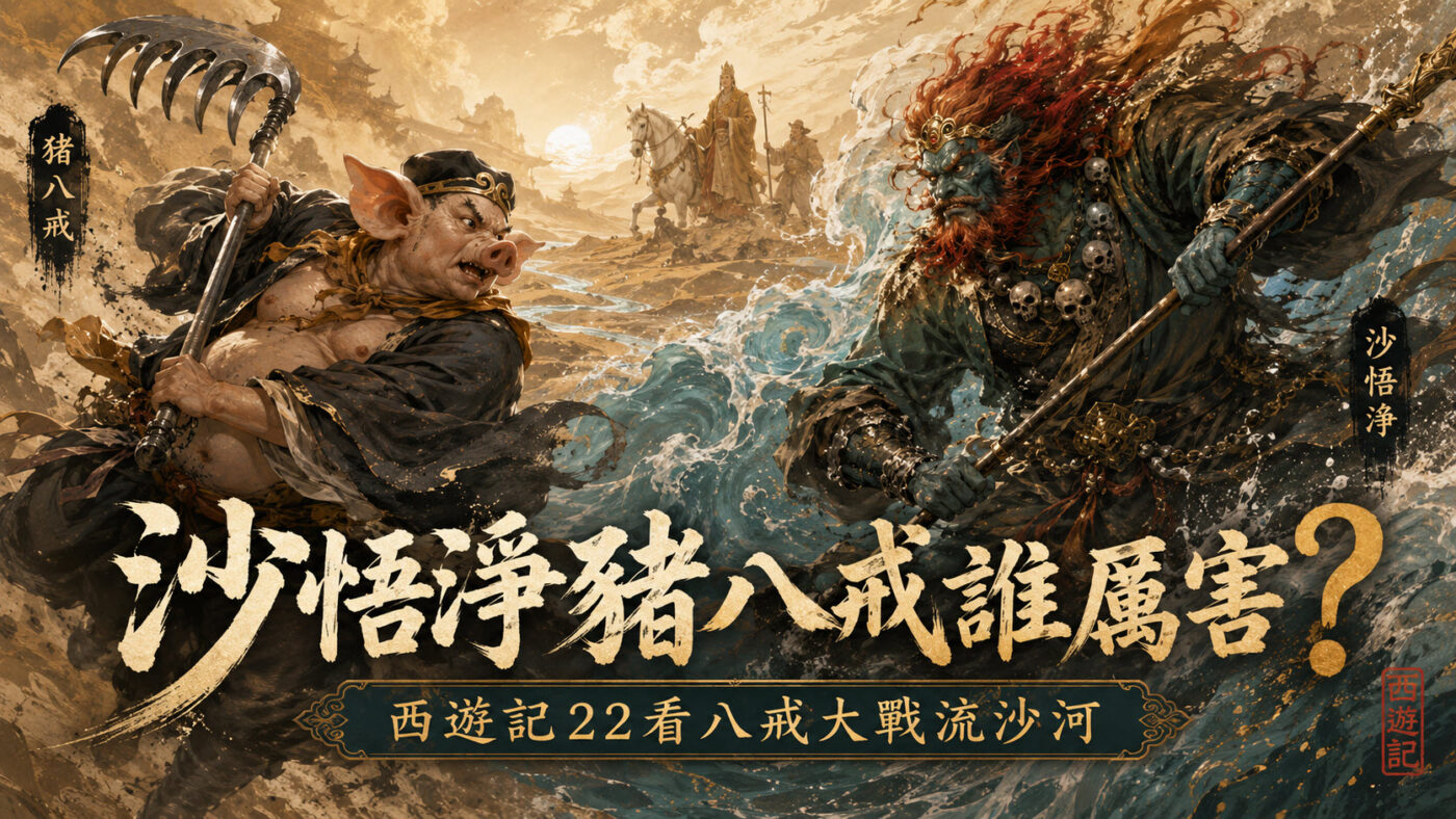 沙悟淨豬八戒誰厲害?西遊記22看八戒大戰流沙河