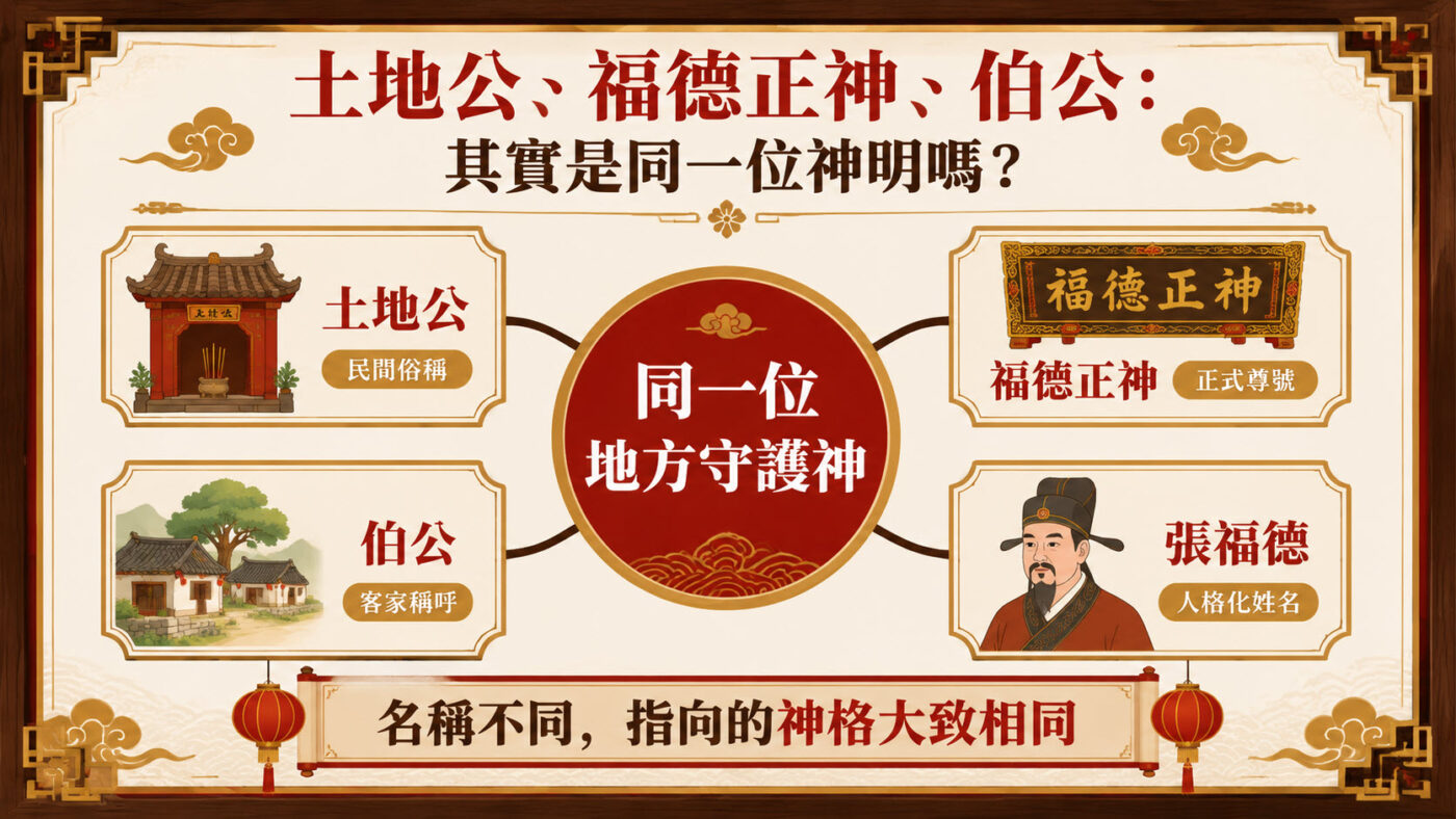 二、土地公本名與稱呼,各地怎麼叫
