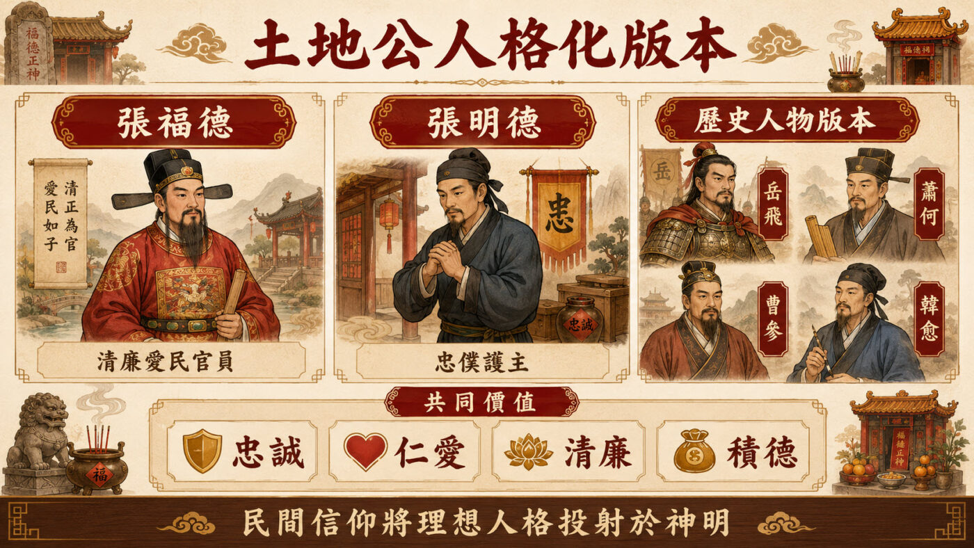 三、除了張福德,還有哪些身世說法