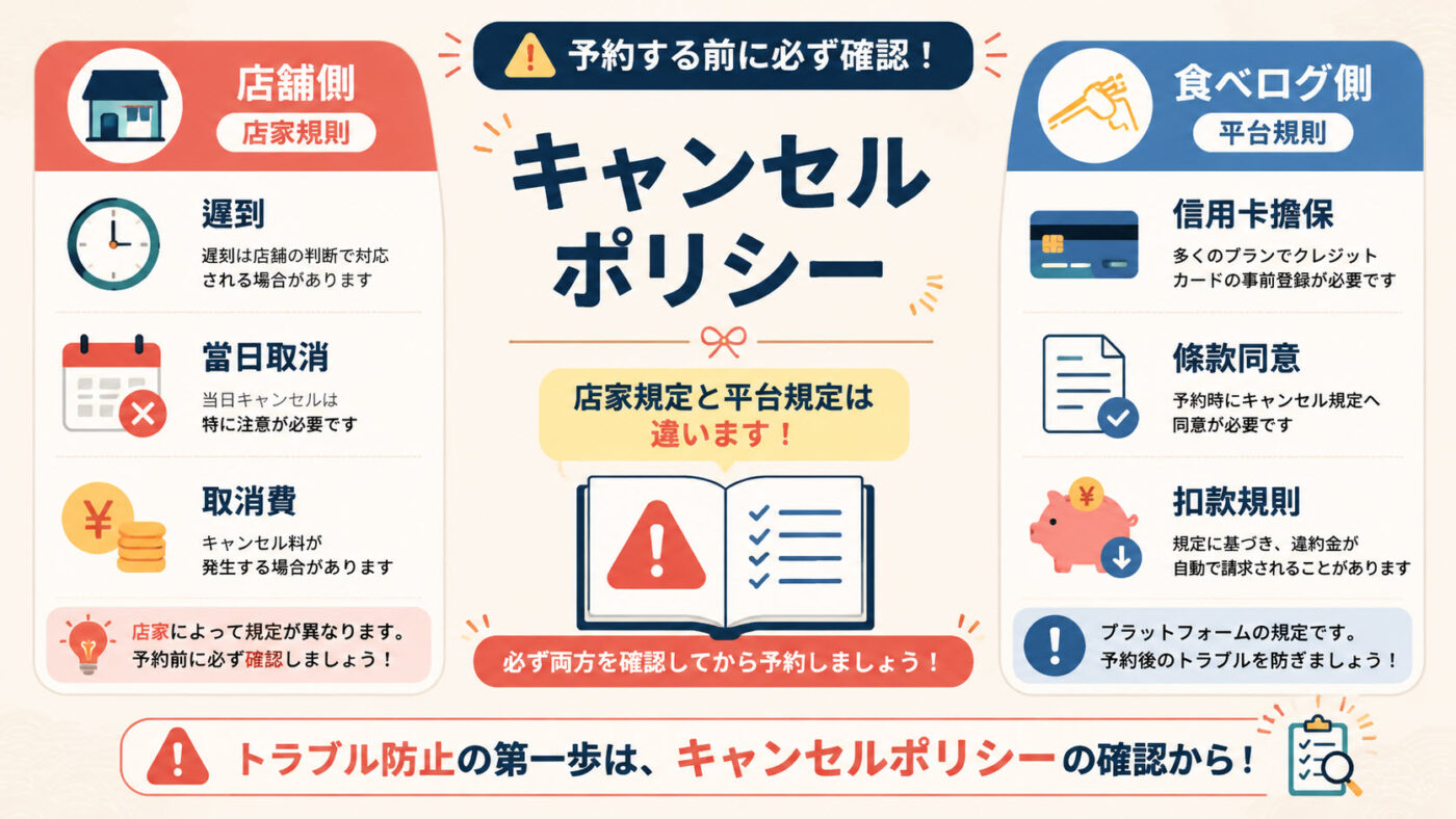 六、キャンセルポリシー:店家與平台注意事項 3