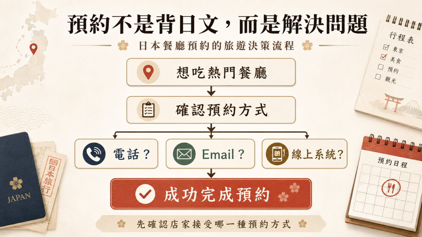 七、其他日本旅遊常用預約相關日文