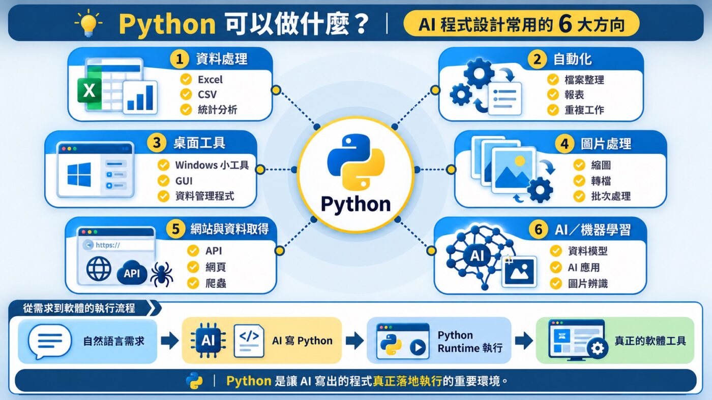 Python 安裝完成後可以做什麼重點整理