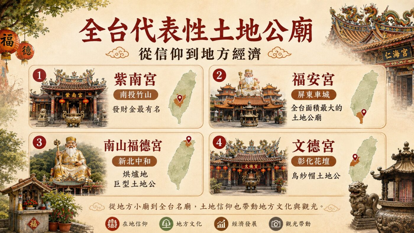 五、全臺代表性土地公廟:從信仰到地方經濟