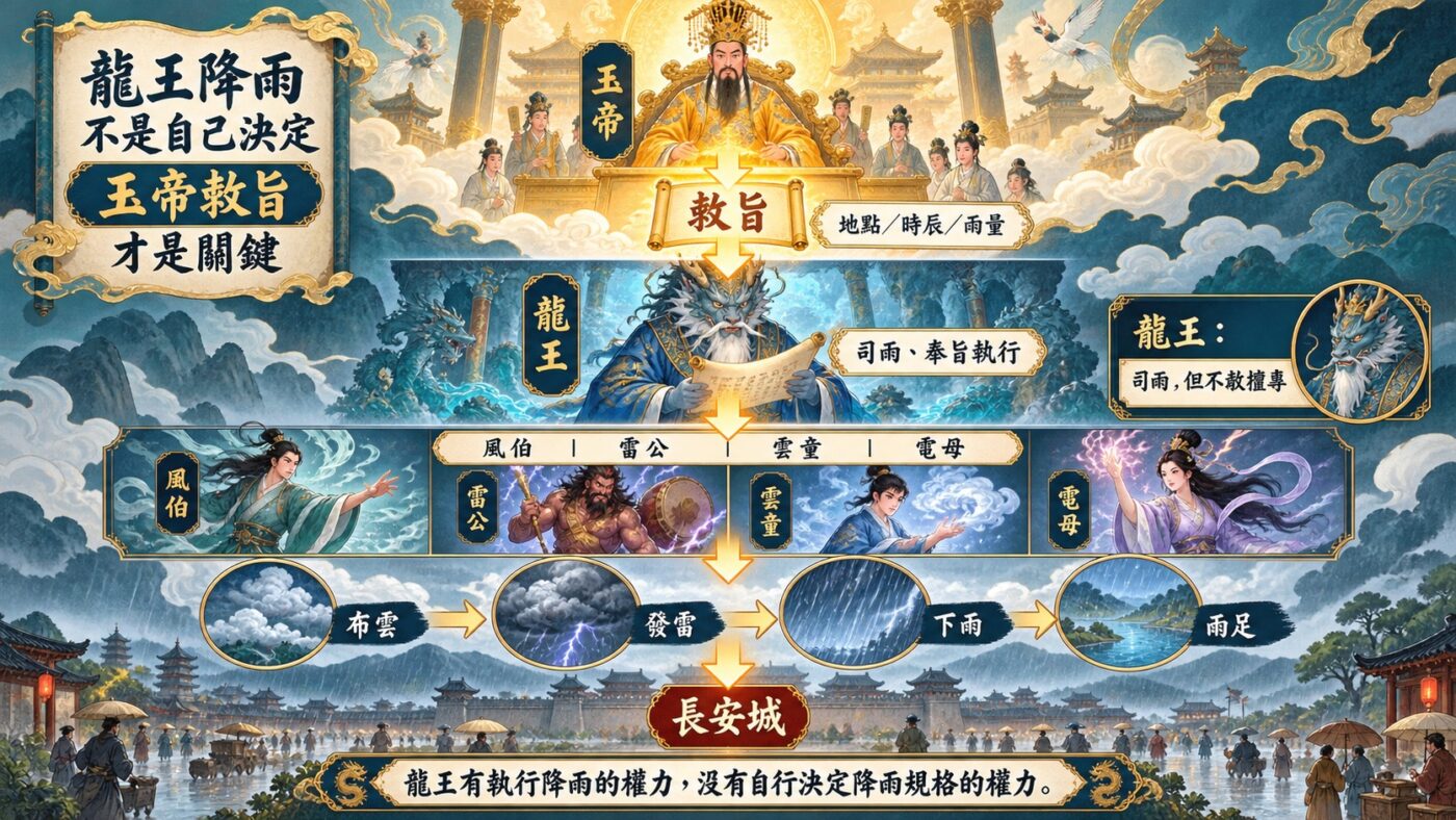 三、龍王降雨不是自己決定，玉帝敕旨才是關鍵9