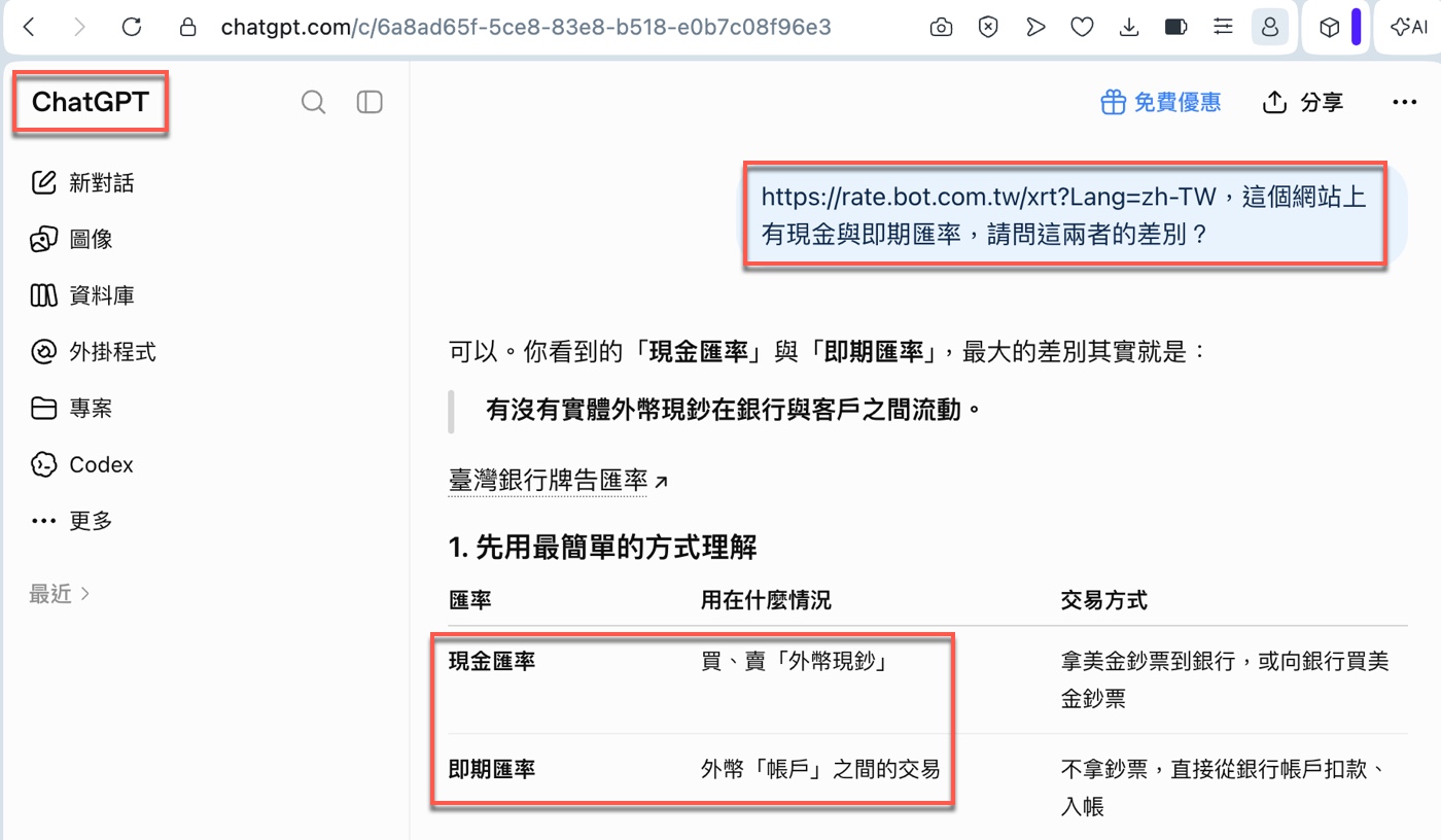 先搞懂現金匯率與即期匯率的差別