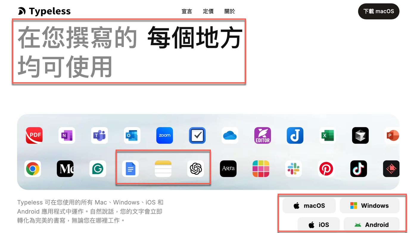 五、Typeless 中文實測與跨平台使用:AI 工作者為什麼需要語音輸入