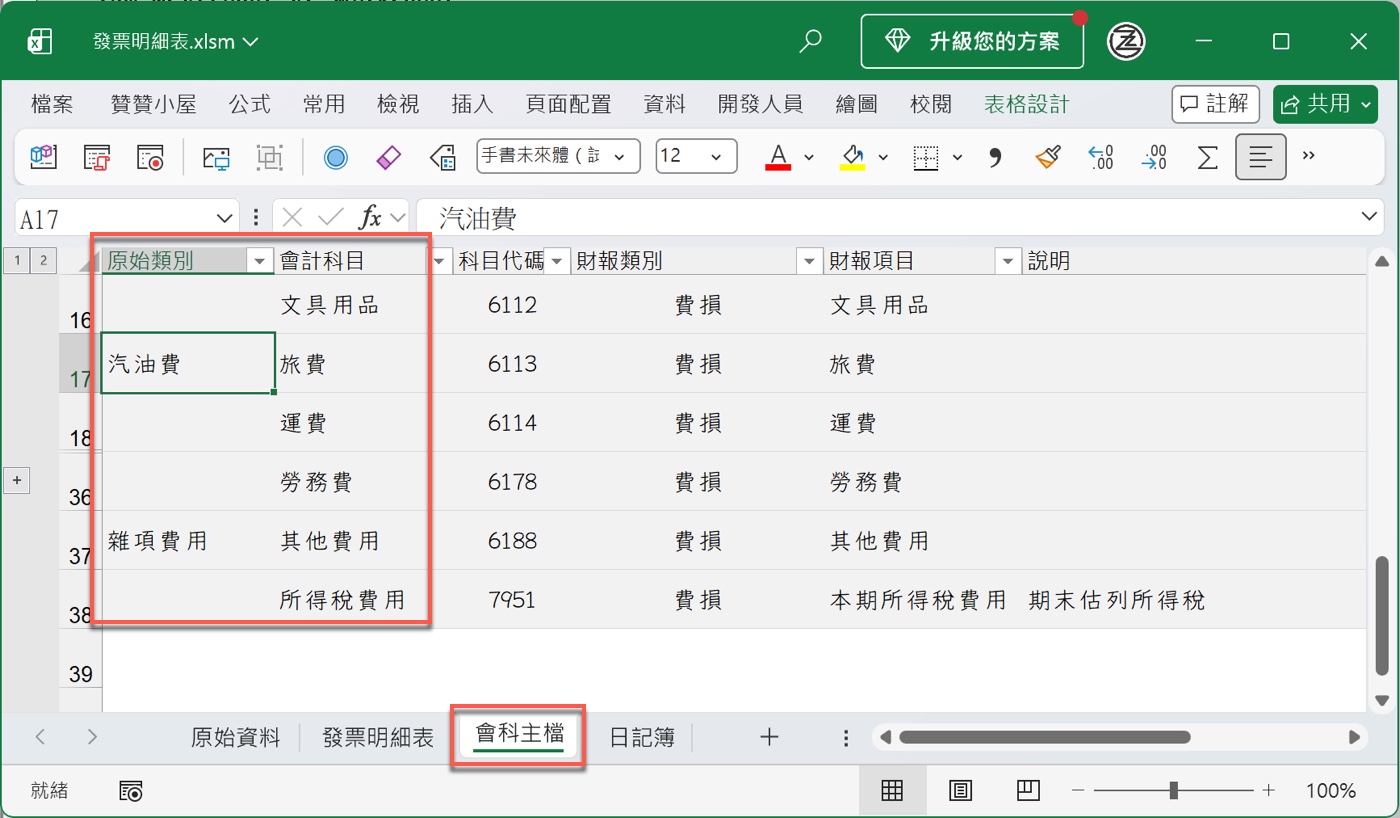 三、先建立 3 張工作表,VBA 才能運作 2