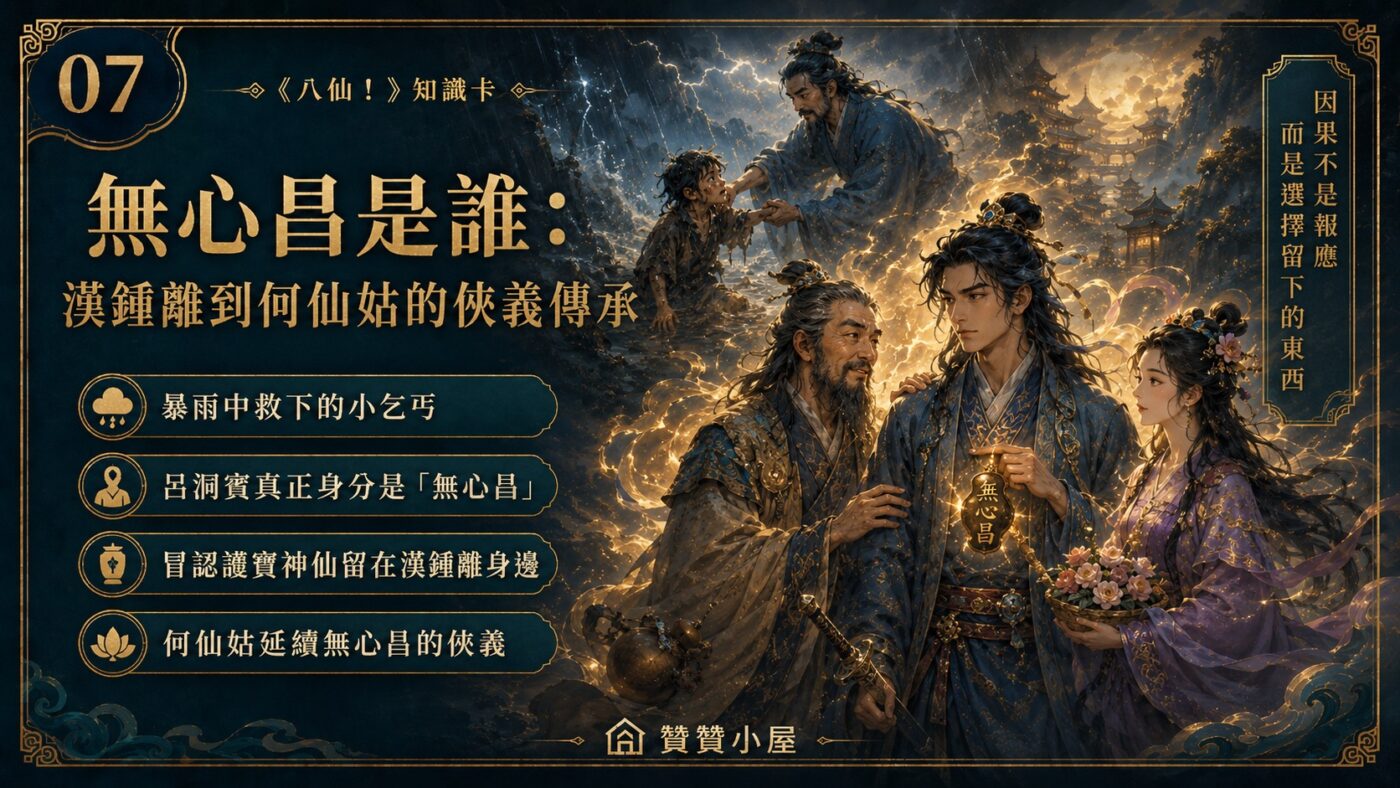 七、無心昌是誰:漢鍾離到何仙姑的俠義傳承