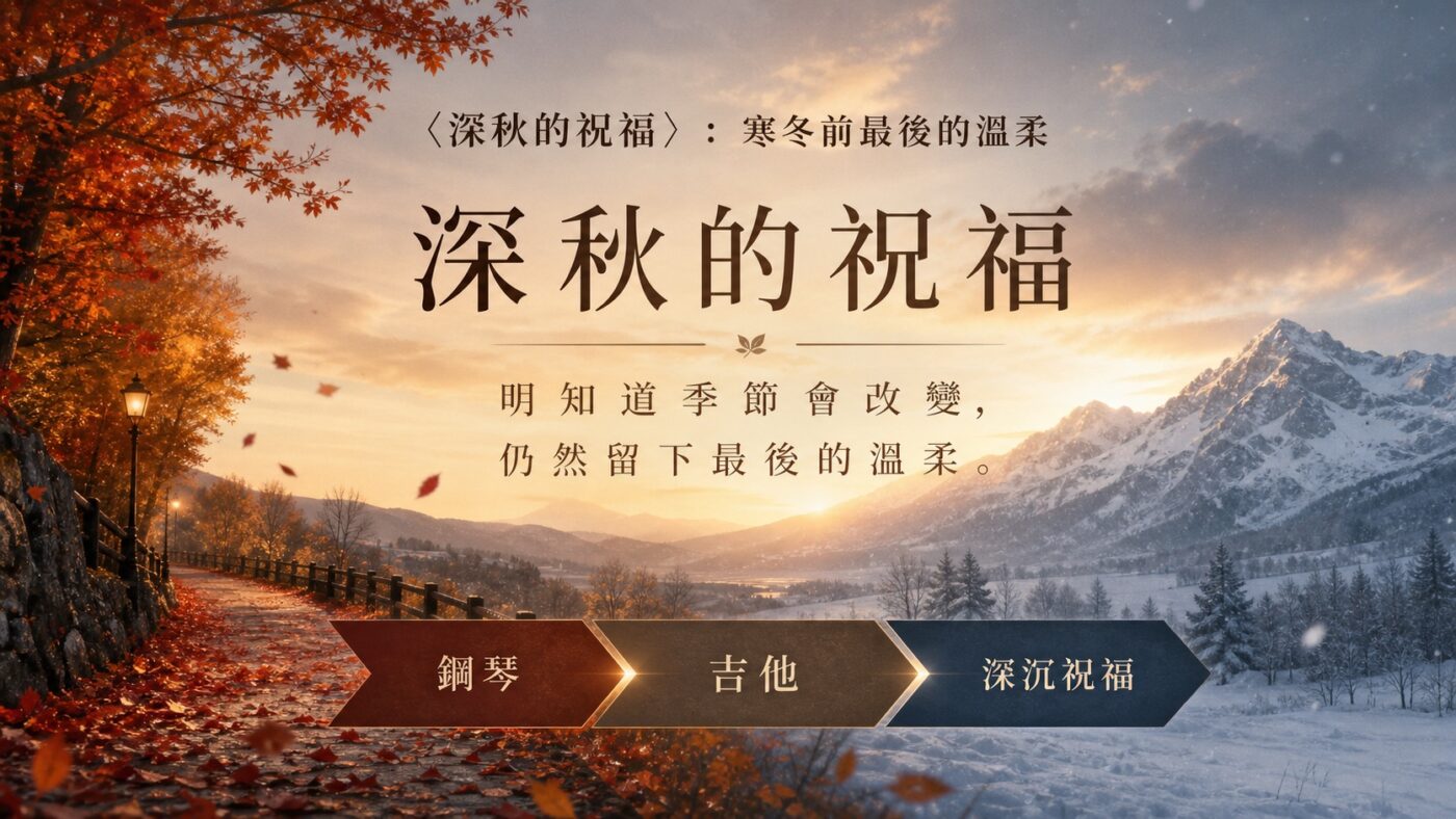 深秋的祝福:寒冬將至前的最後溫柔重點整理