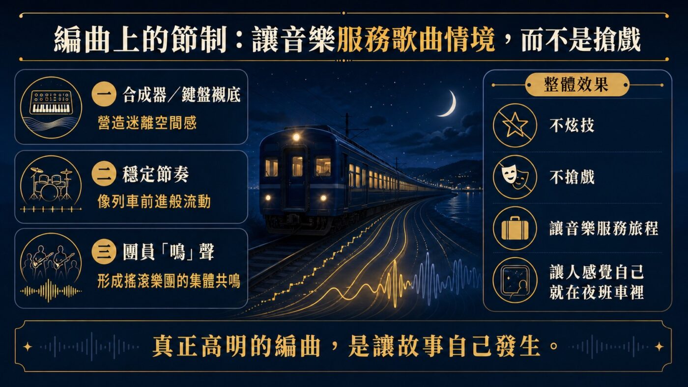 編曲上的節制:讓音樂服務歌曲情境,而不是搶戲9