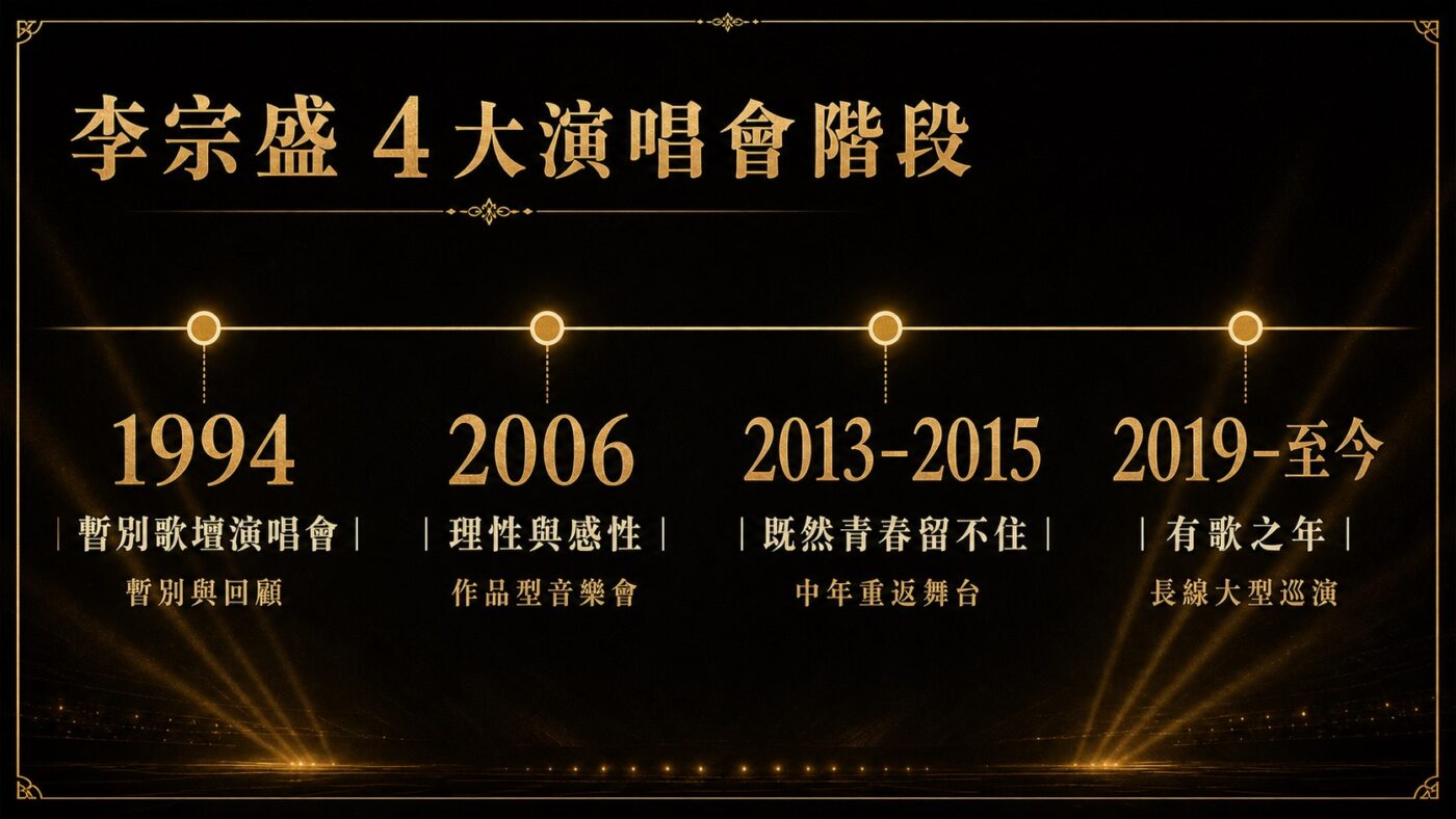 二、李宗盛重要演唱會回顧：從暫別樂壇到《有歌之年》 9