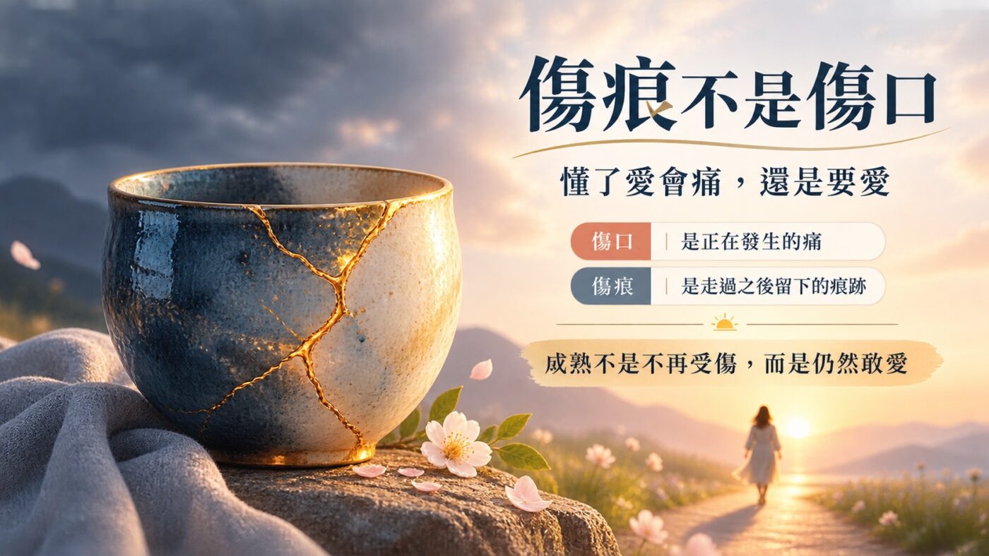 傷痕不是傷口:懂了愛會痛,還是要愛重點整理