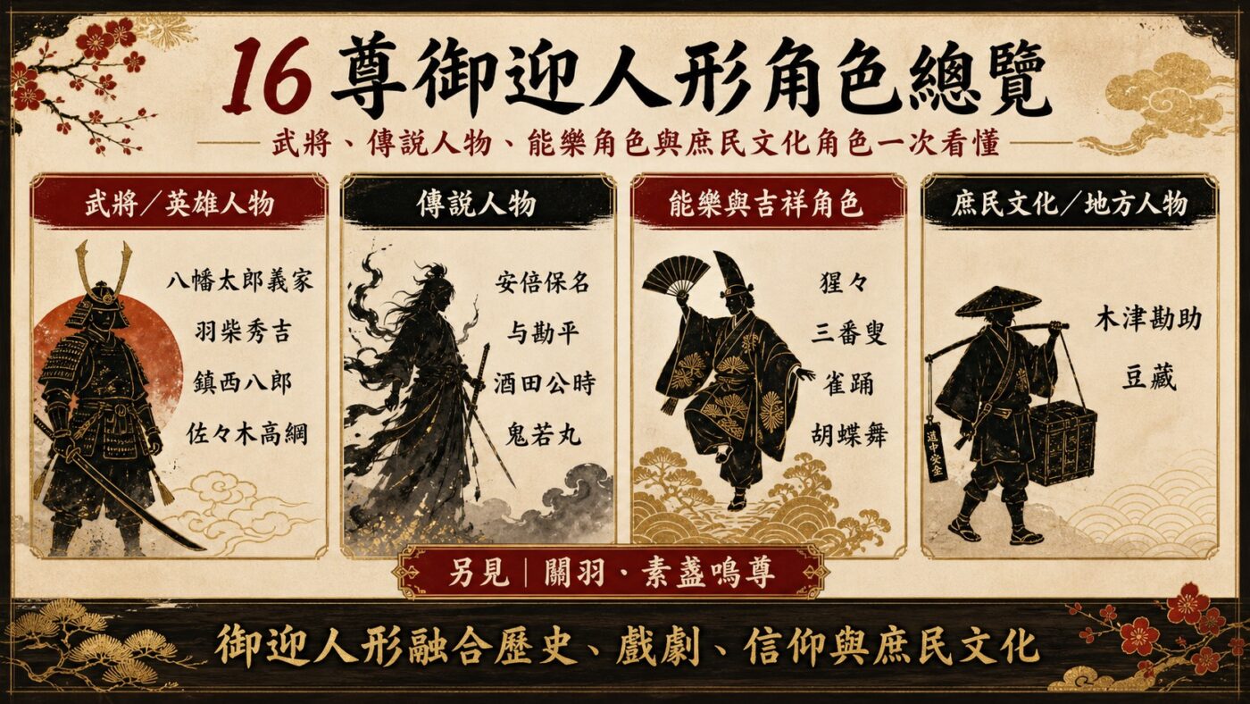 三、16 尊御迎人形有哪些角色 9