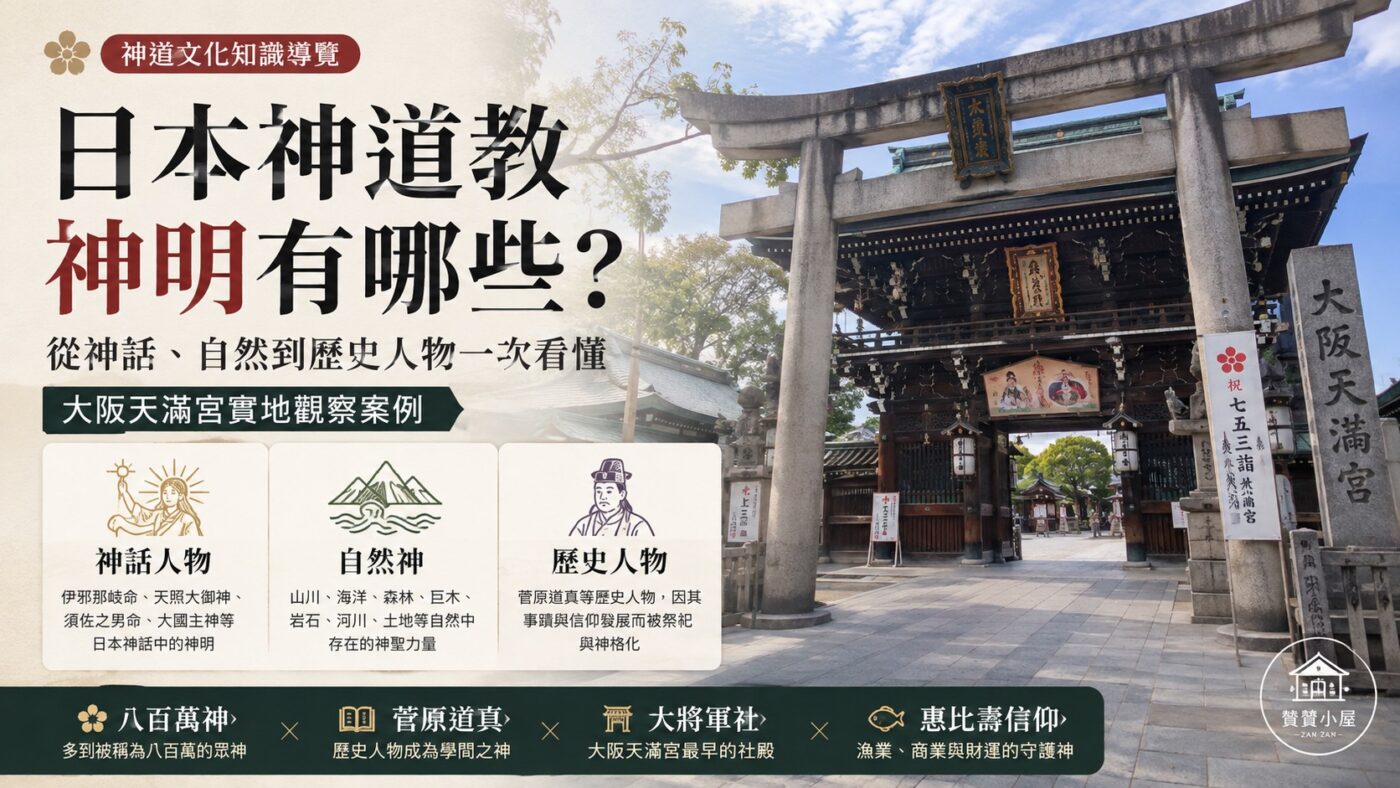日本神道教神明有哪些？從神話、自然到歷史人物一次看懂