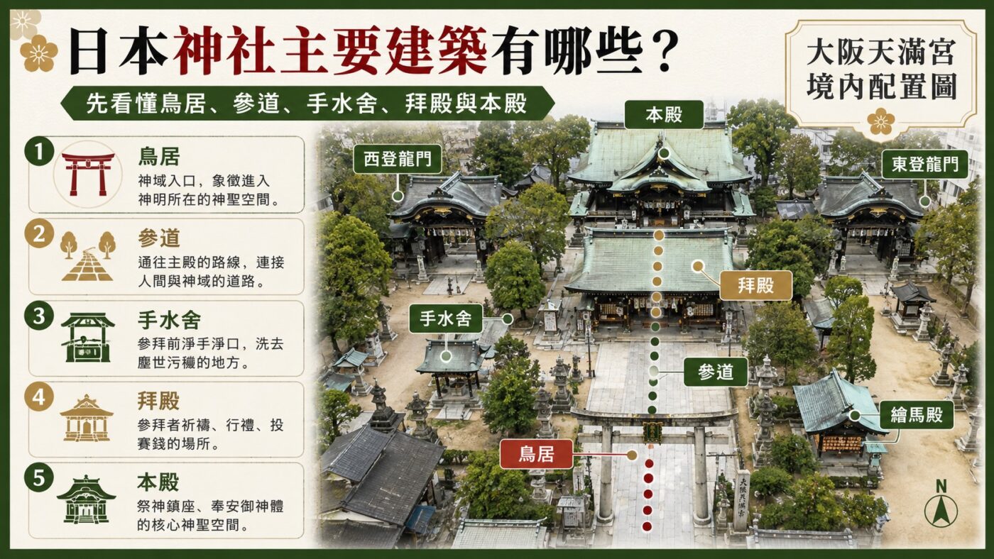 日本神社介紹:主要建築有哪些重點整理