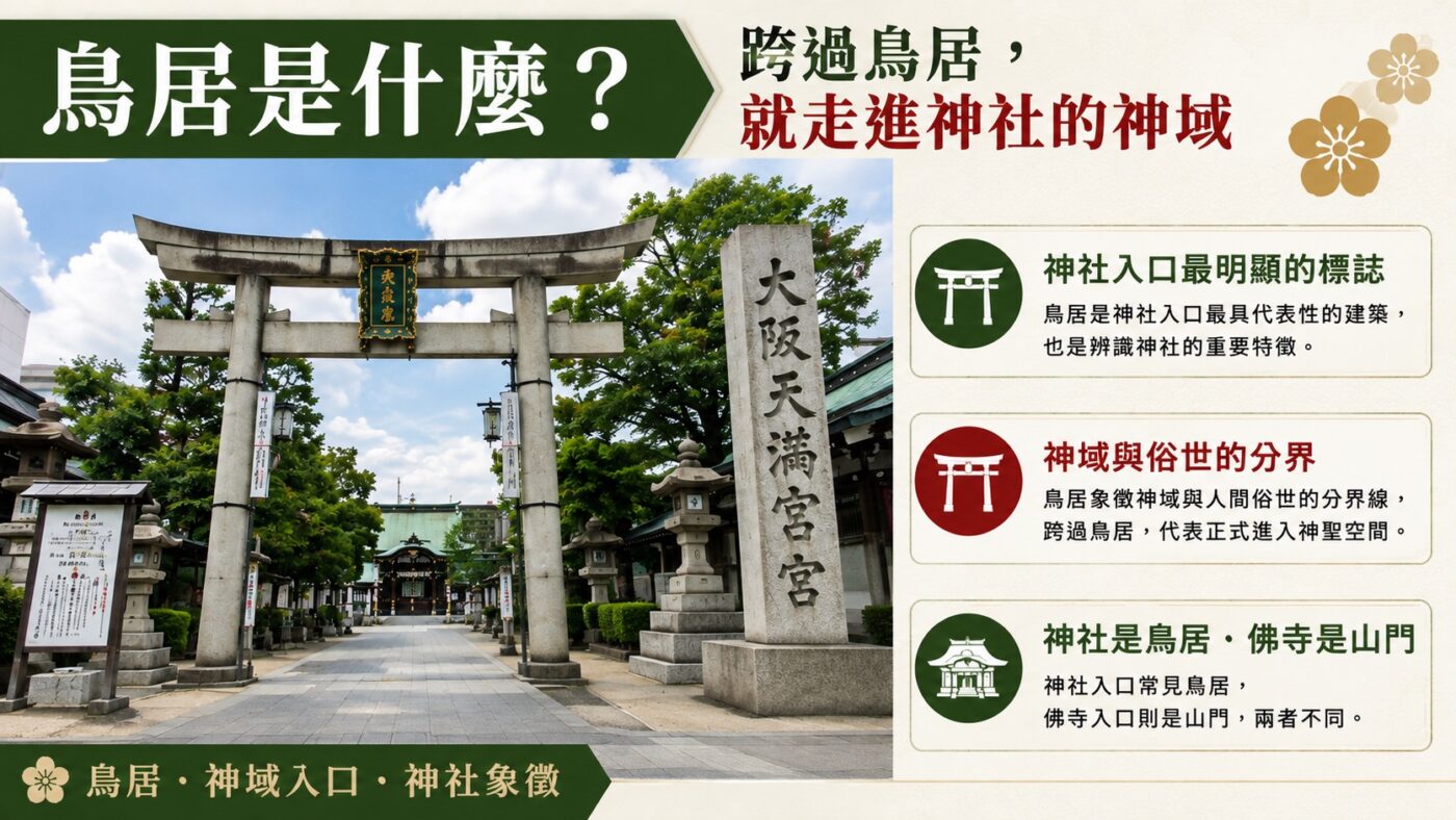 鳥居是什麼:神域與俗世的分界重點整理