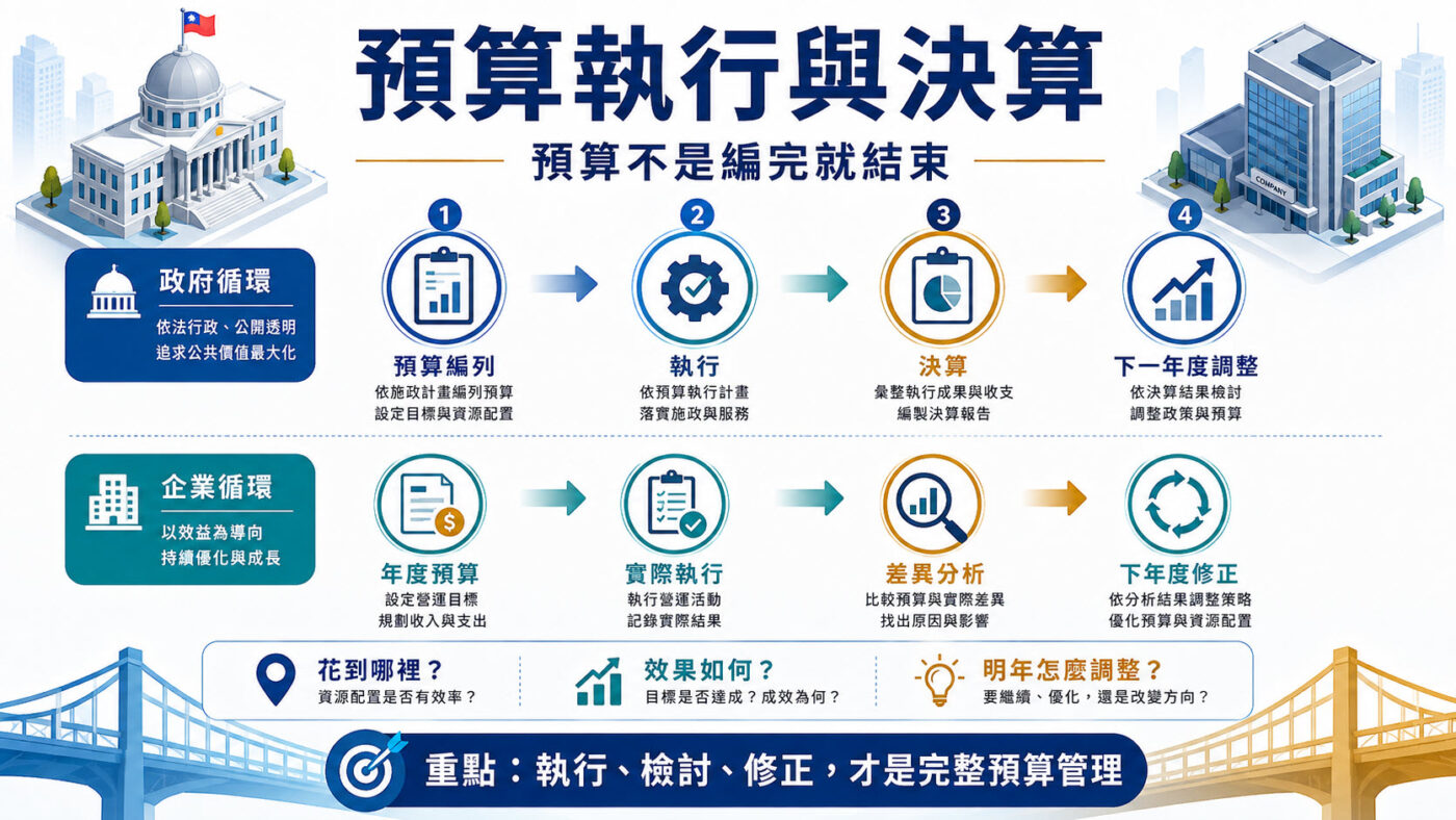預算執行與決算:從預算循環看管理成果 9