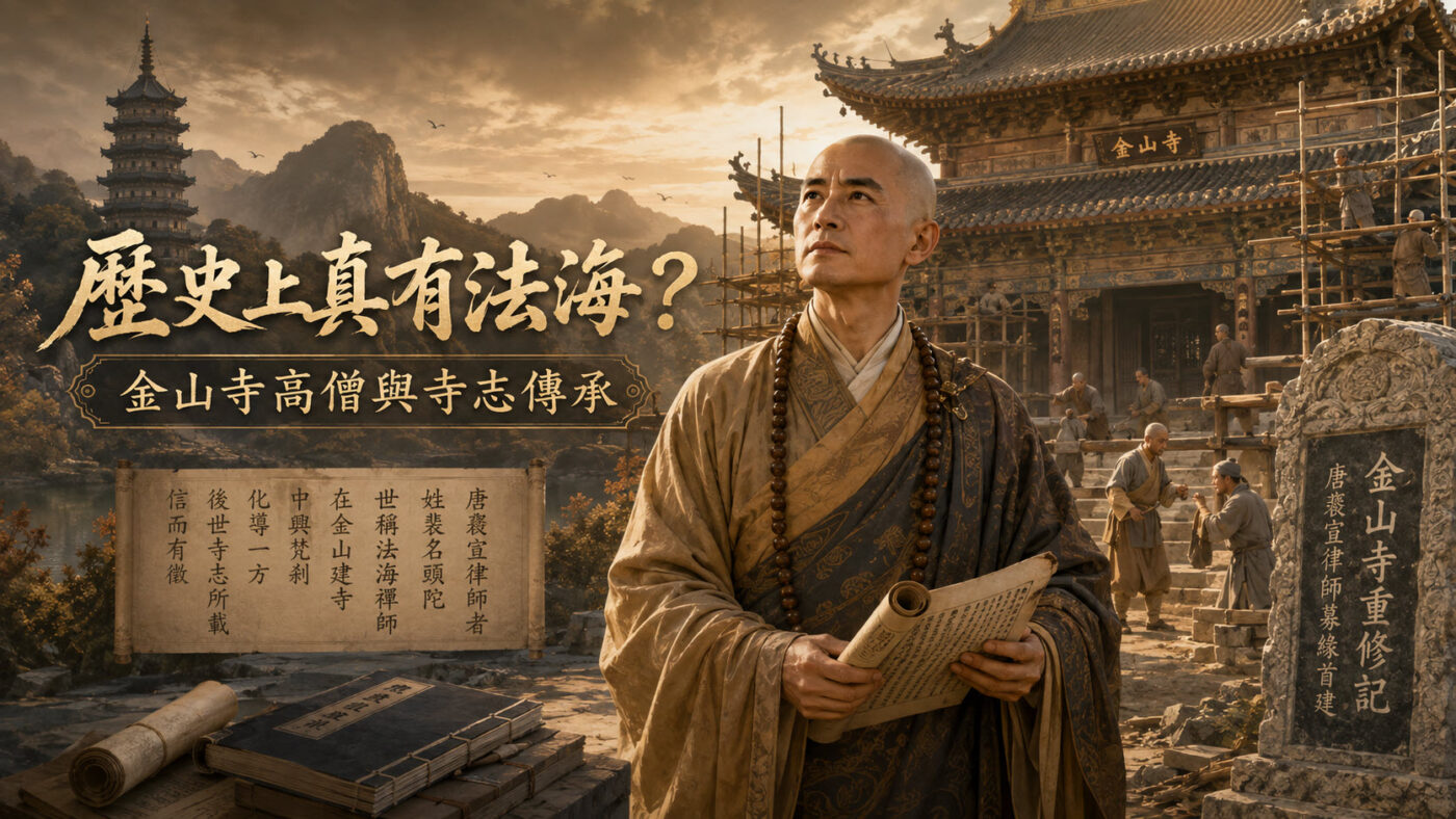 四、歷史上真有法海和尚？金山寺高僧9