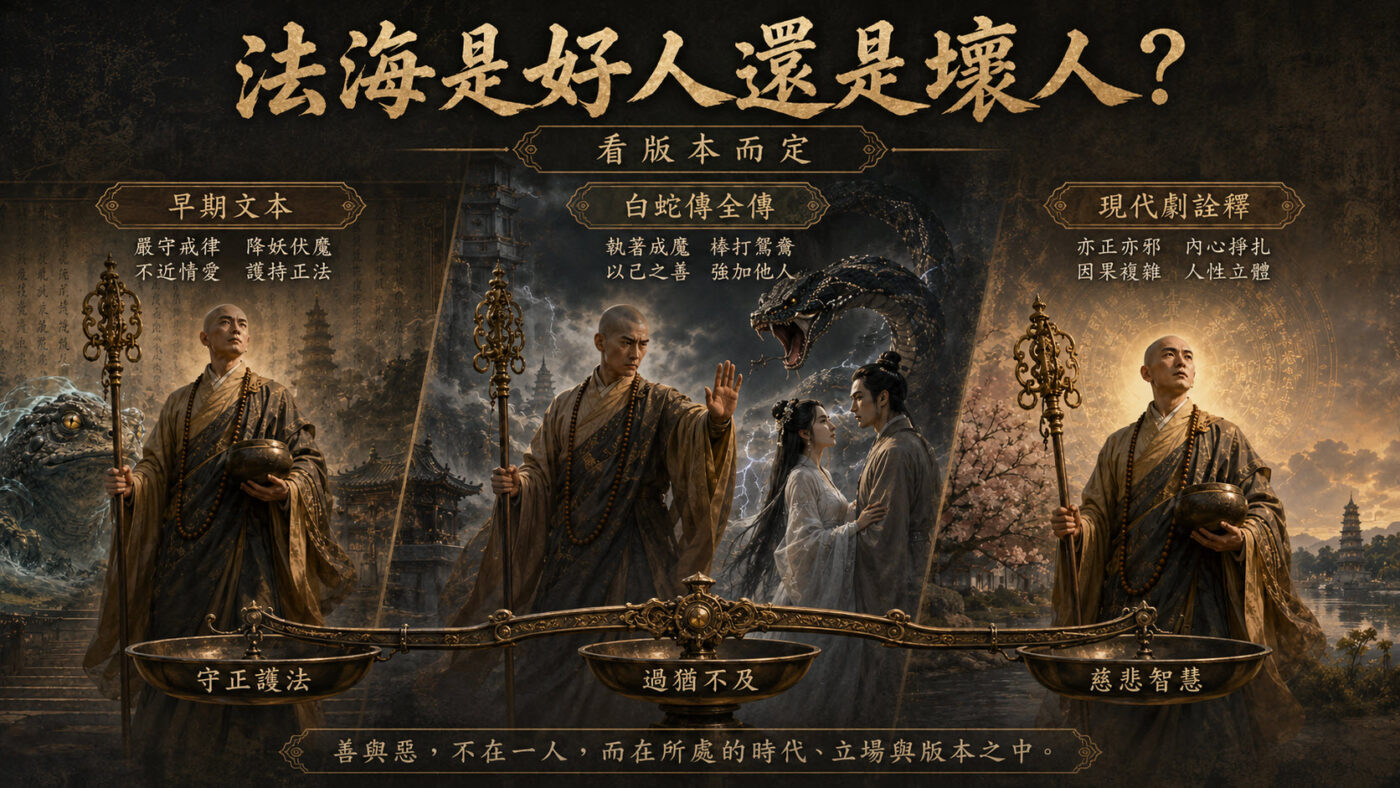 七、法海是好人還是壞人？看版本而定9
