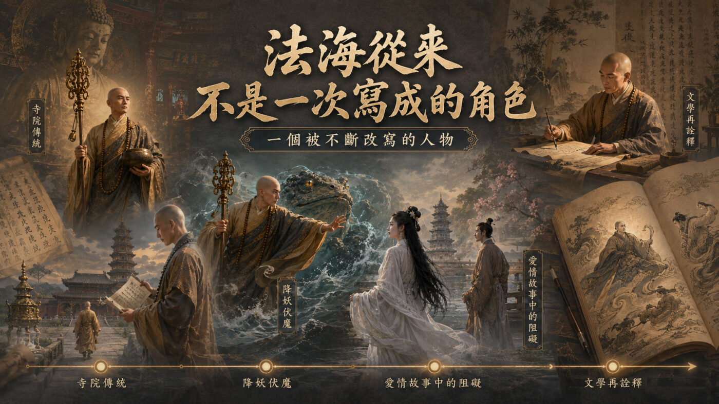 法海從來不是一次寫成的角色