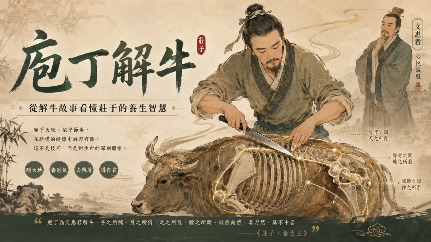 庖丁解牛是什麼意思？從解牛故事看懂莊子的養生智慧