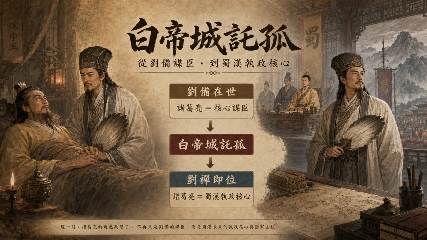 白帝城託孤：從劉備謀臣成為蜀漢執政者