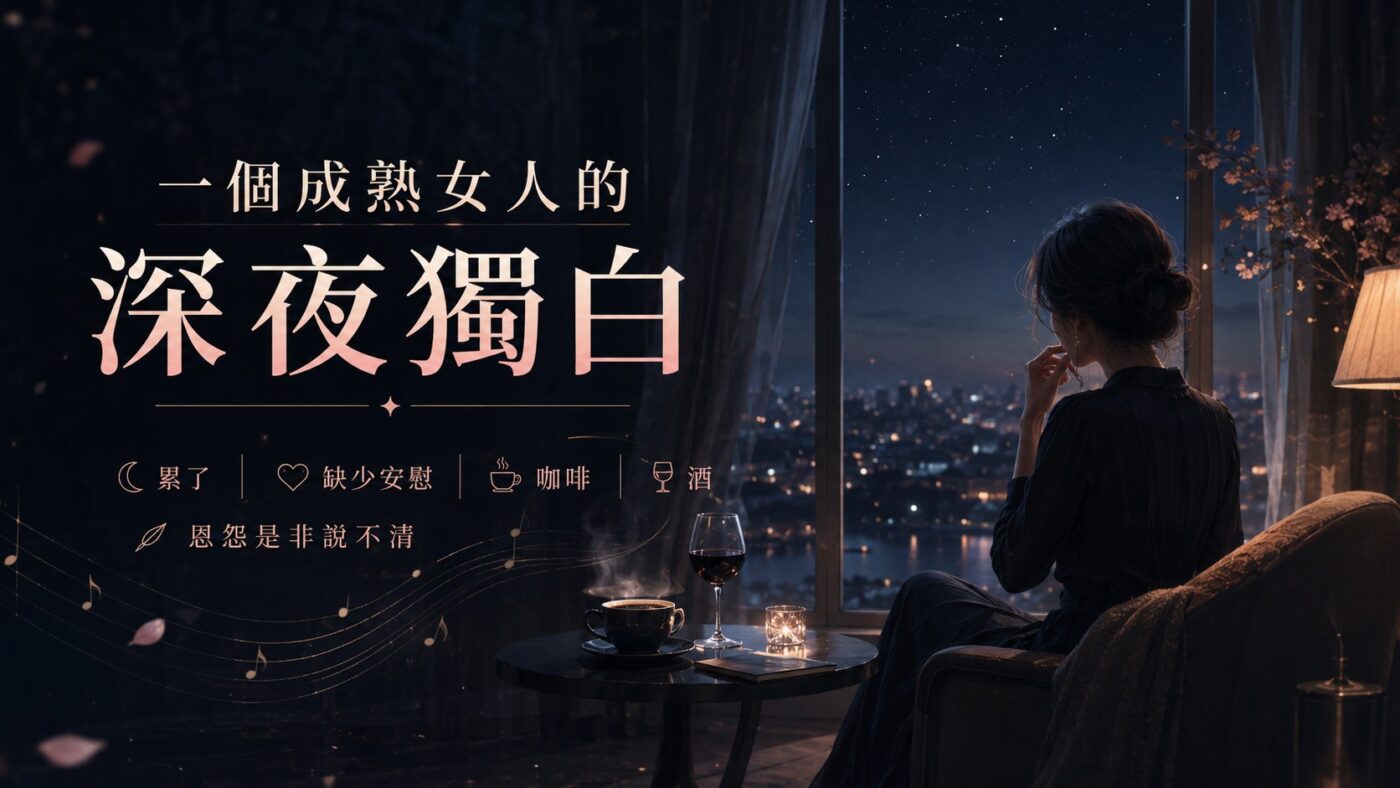 不必在乎我是誰歌詞意思:一個成熟女人的深夜獨白 9