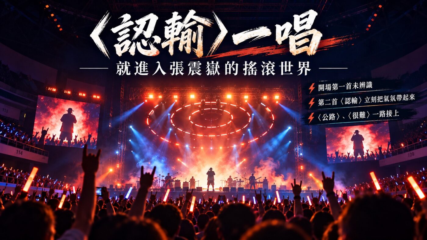 〈認輸〉一唱就進入張震嶽的搖滾世界 知識卡