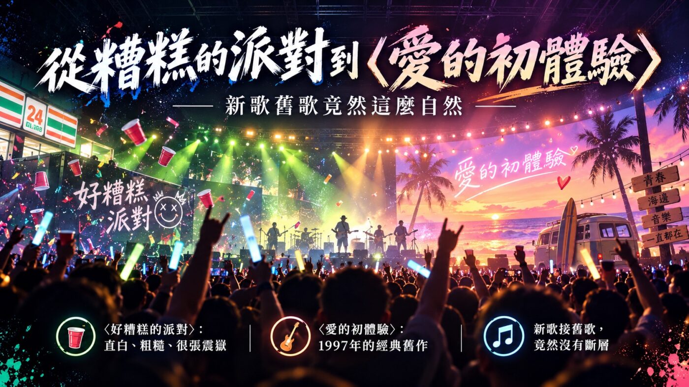 從糟糕的派對到〈愛的初體驗〉,新歌舊歌竟然這麼自然 知識卡