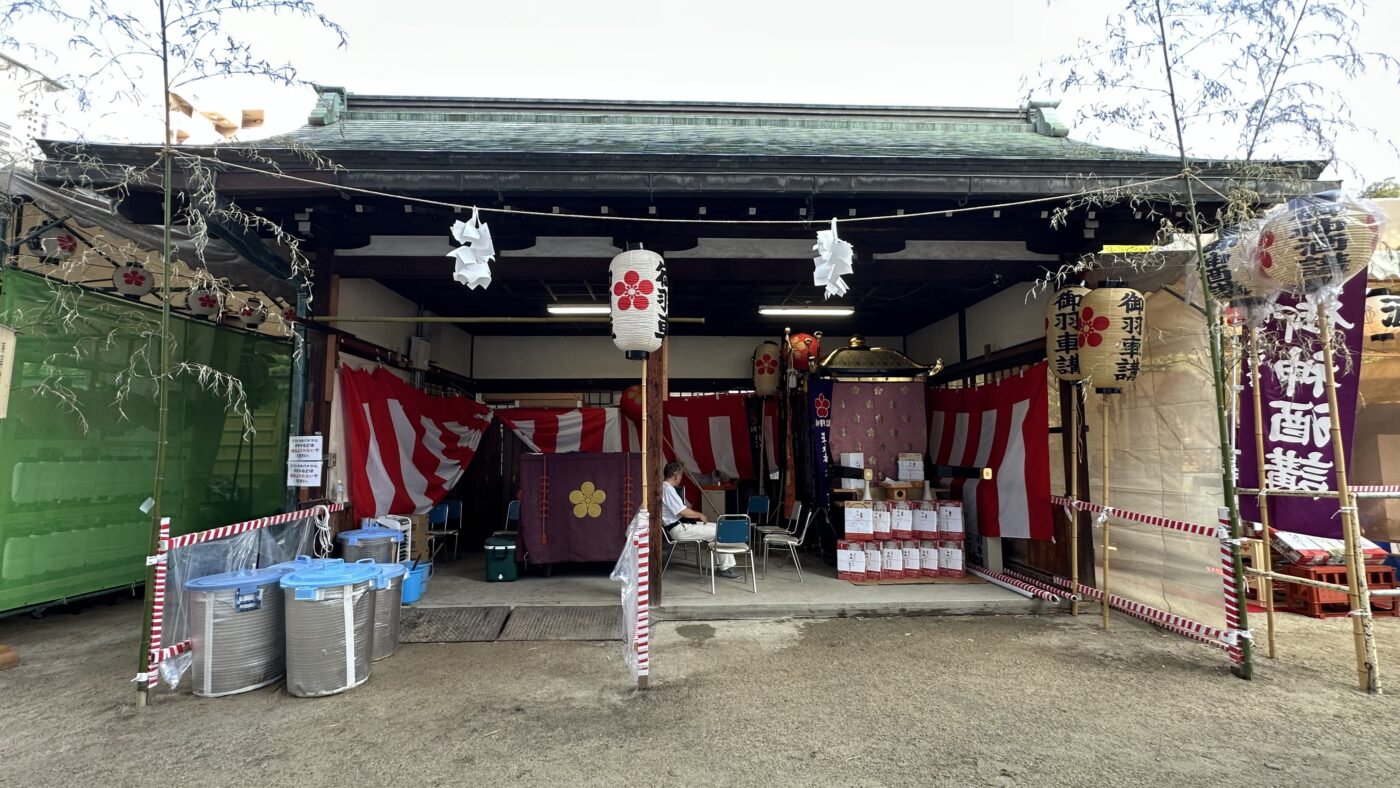 天神祭船渡御是什麼:渡御由陸地走進大川 2