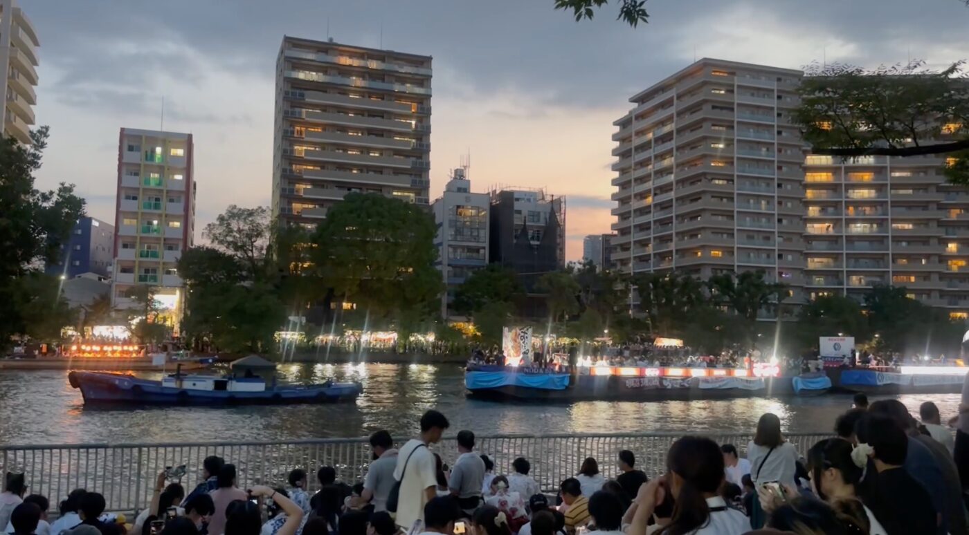 天神祭船渡御的船隊分類與大阪締め 2